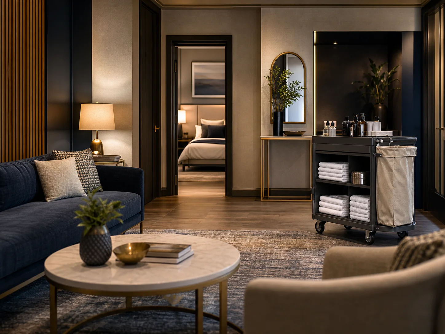 Generic hospitality interior prepared for owner and guest operations.